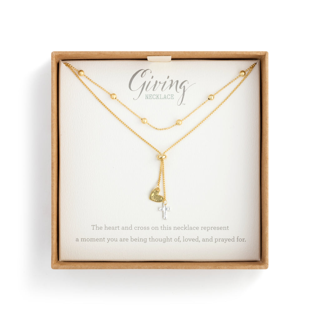 Heart and Cross Necklace